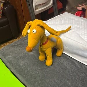 Mattel Yellow Plush Dog Toy from rugrats